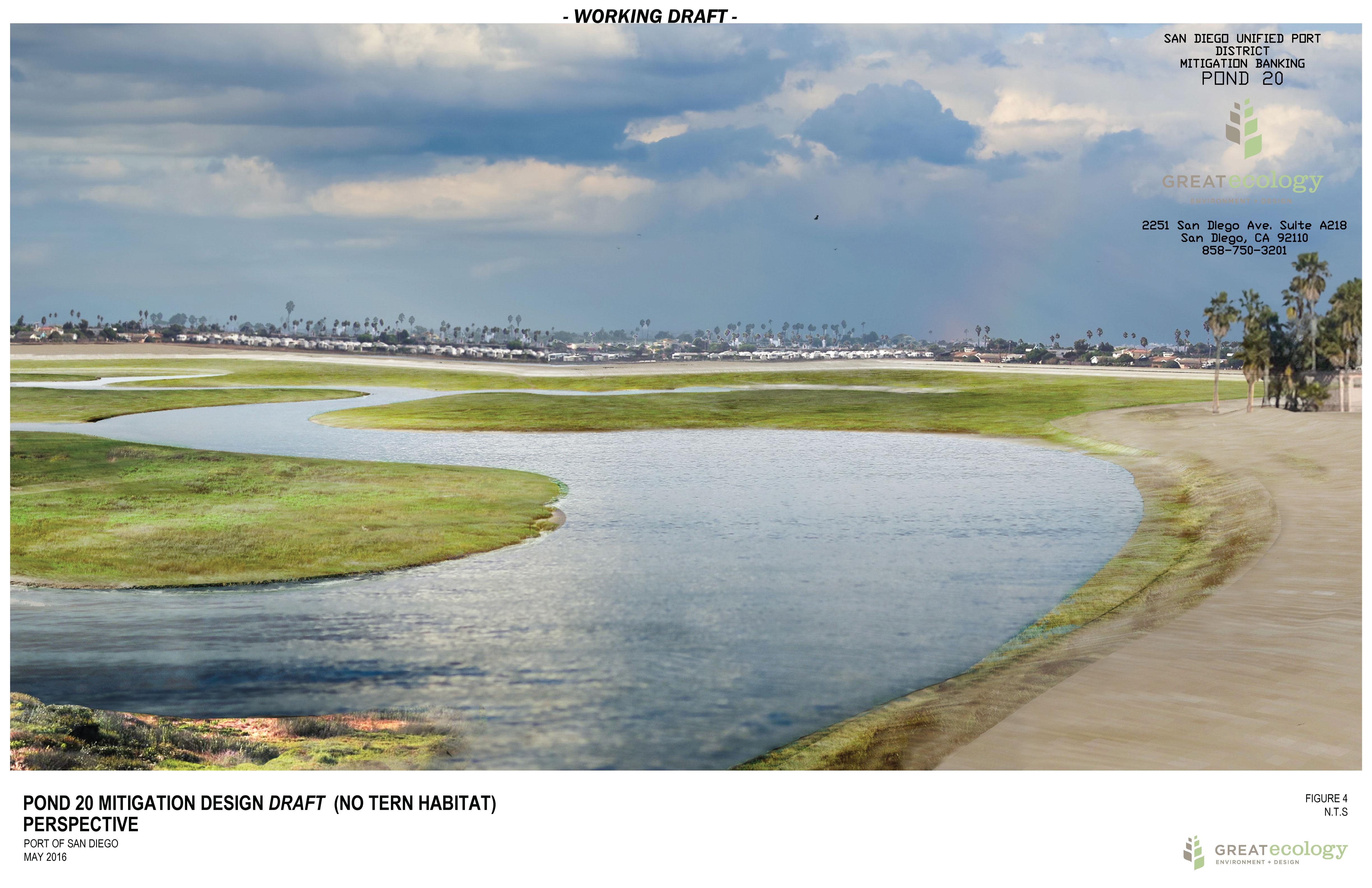 A draft rending of a prospective mitigation bank