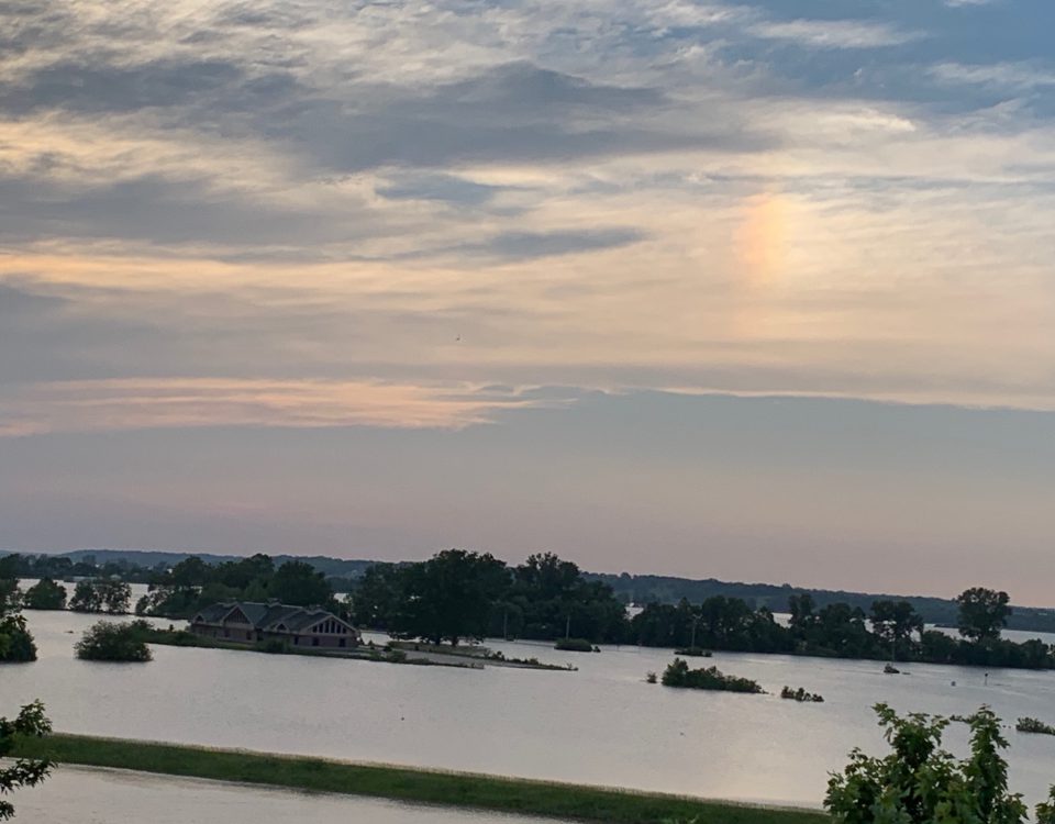 A photo of 2019 flooding in the midwest